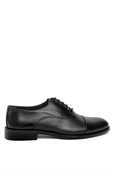 Ayakkabı Fuarı Elit MABR610-1C Ανδρικά Παπούτσια Classic από γνήσιο δέρμα Μαύρα