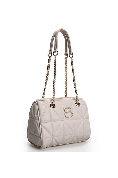 Lucky Bees Gesteppte gemusterte Hand- und Schultertasche für Damen