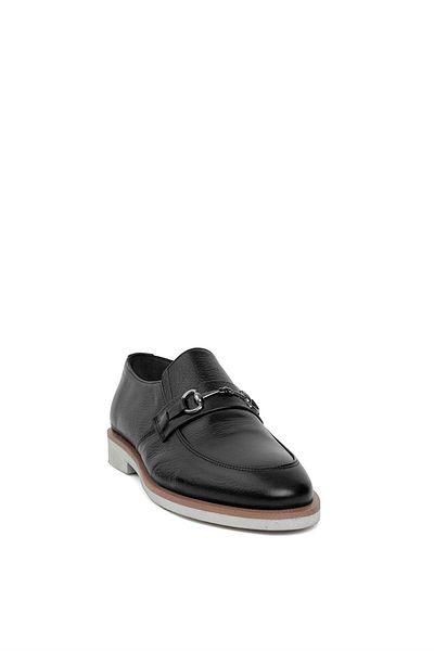 Ayakkabı Fuarı Elit MABR657-1C Ανδρικά Παπούτσια Classic από γνήσιο δέρμα Μαύρα