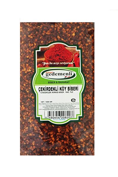 GEDEMENLİ ÇEKİRDEKLİ KÖY BİBERİ 1000 GR