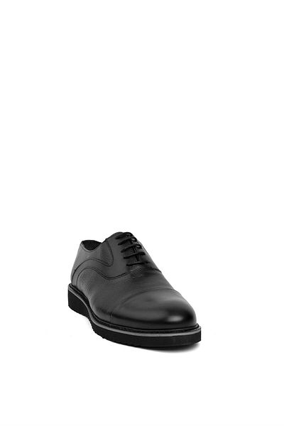 Ayakkabı Fuarı Elite MABR618-2C Men's Genuine Leather Classic Shoes Black