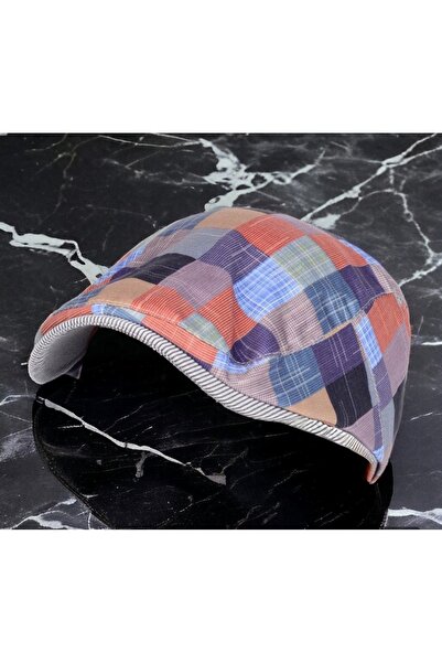 Shopiolog 100% Linen Fabric Summer Sports Model London Men's Cap