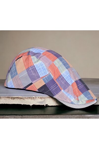 Shopiolog 100% Linen Fabric Summer Sports Model London Men's Cap