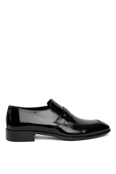 Ayakkabı Fuarı Elit MABR611R Ανδρικά Παπούτσια Classic από γνήσιο δέρμα Μαύρα