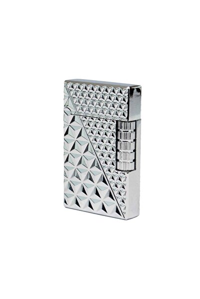 Als Dupont Kabartmalı Gazlı Metal Çakmak