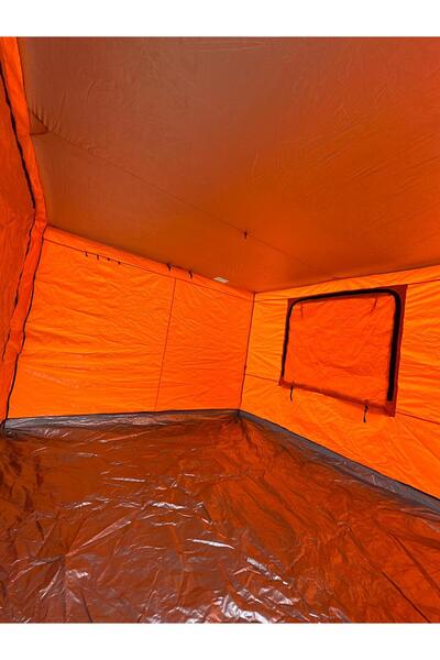 CLK Ticaret Clk 3x6 2 Odalı 40mm Profil Verendalı Gazebo Kamp Çadırı Portatif Tente