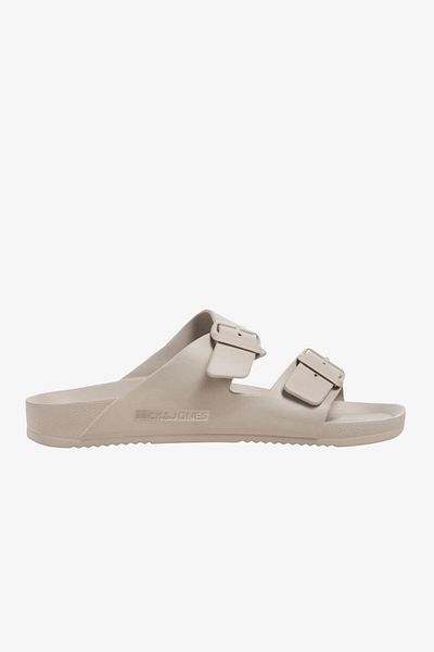 Jack & Jones Ανδρικές μπεζ παντόφλες Croxton Molded 12204004-Plaza Taupe