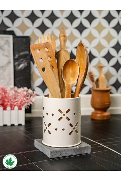 linmetal Papatya Çatal-Bıçaklık Metal Mutfak Düzenleyici, Kaşıklık, Tezgahüst...