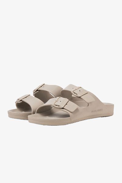 Jack & Jones Ανδρικές μπεζ παντόφλες Croxton Molded 12204004-Plaza Taupe