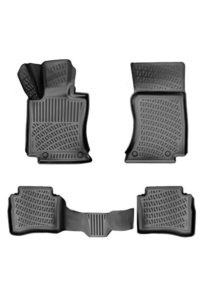 Rizline Mercedes E Serisi W214 2023 Sonrası Araca Özel 3D Havuzlu Paspas Siya...