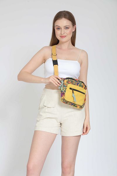 Street Bag Ethnic Bohemian Waist Bag - Daily Travel Can Be Used, Large Volume