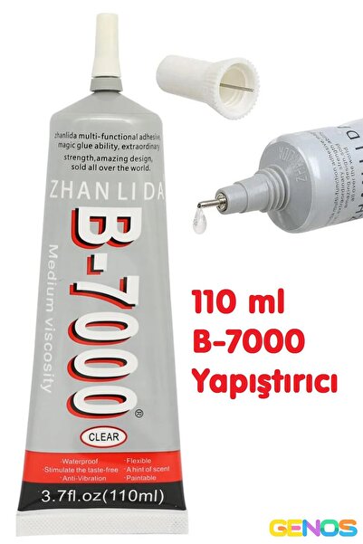 Genos B7000 Dokunmatik Ekran Çerçeve Yapıştırıcı 110ml Şeffaf
