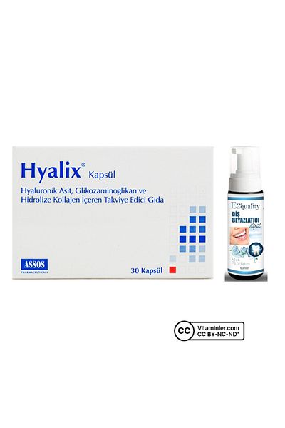 Assos Hyalix 30 Capsules + Teeth Whitening Foam Gift