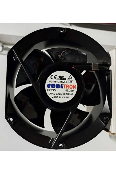 COOLTRON Fd1751b24w7-61-2r Metal Kasa Havalandırma Fanı 172*150*51mm
