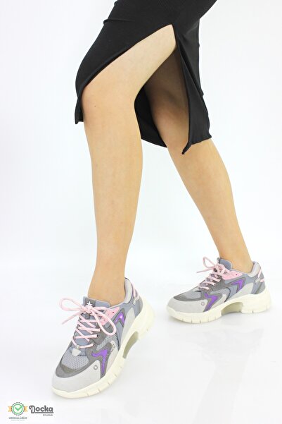 DOCKA Kadın Mevsimlik Kalın Taban Casual Spor Ayakkabı SS24/SP1166