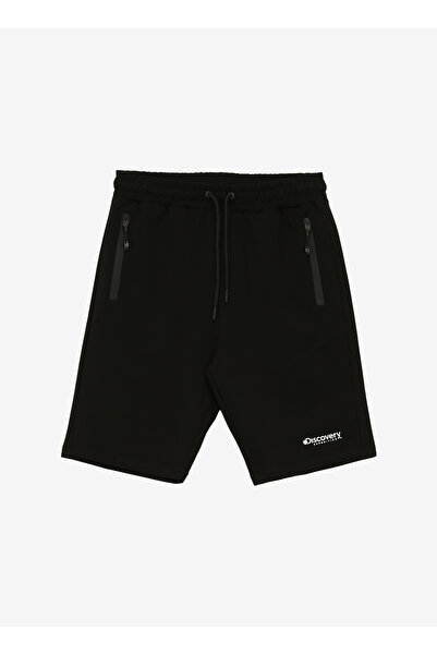 Discovery Expedition Siyah Erkek Sweat Şort D4SM-SHT3286