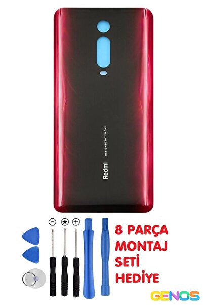 Genos Xiaomi Mi 9t/mi 9t Pro/redmi K20/k20 Pro Arka Batarya Pil Kapağı Cam Kı...