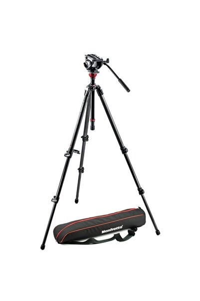 Manfrotto Mvh500ah, 755cx3 Carbon Fiber Video Tripod - Çantalı