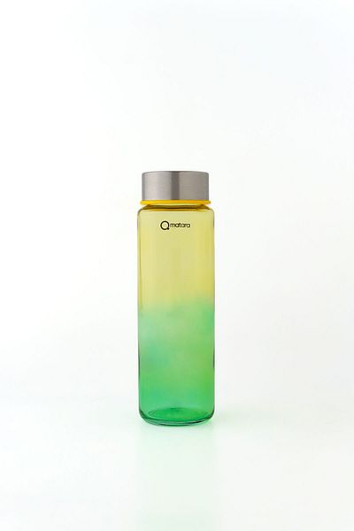 Qmatara Premium Mixed Lime Glass Flask - 550Cc