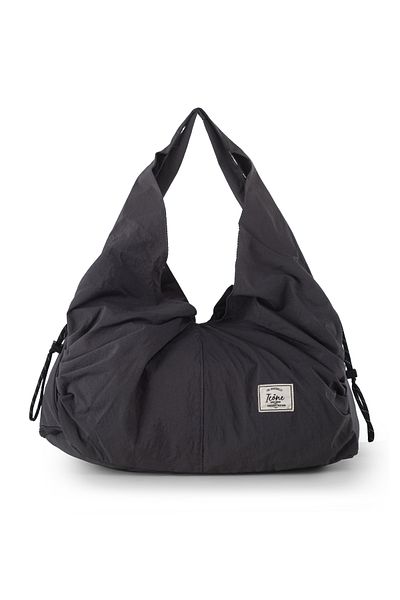 ICONE BAG Αθλητική τσάντα ώμου με φερμουάρ Grey Icone - Yoga and Fitness Gym
