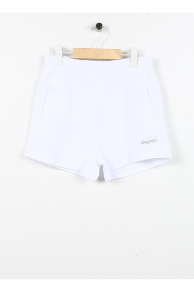 Discovery Expedition Lastikli Bel Standart Ekru Kız Çocuk Şort Morgan Gırl