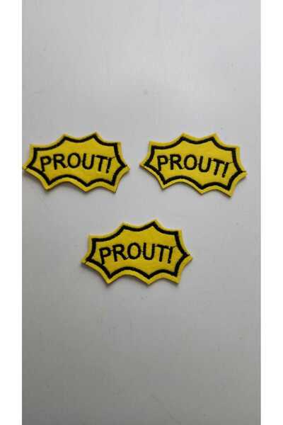 BERKE TUHAFIYE AKSESUAR Width 7cm Length 4cm Embroidery Crafted Crest Iron Ad...