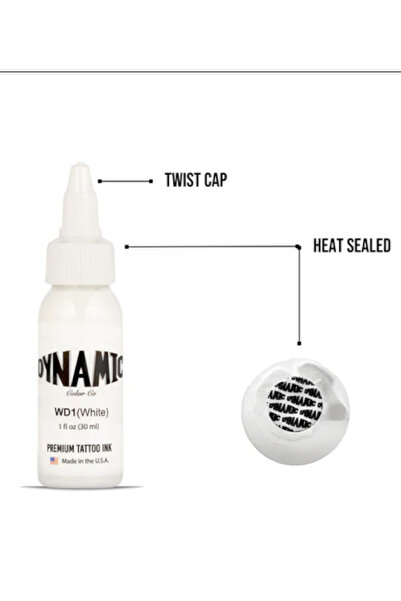 Dynamic White 1 oz 30 ml Tattoo Dövme Boyası