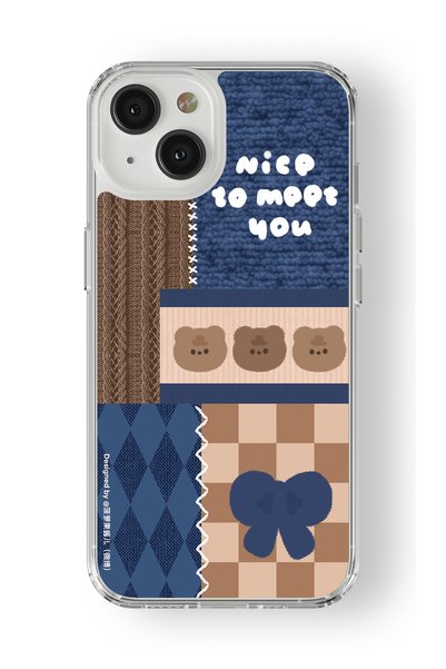 Multitronic iPhone 15 Plus Compatible Nice to Meet You Design Printed Transpa...