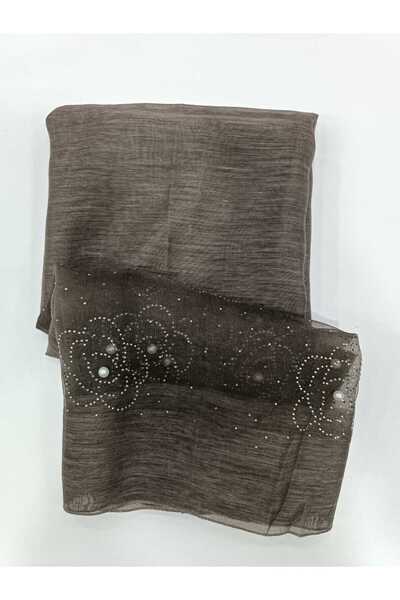 19V69 ITALIA Taşlı Ithal Ipek Cotton Seri Şal Askısı Ve Hediyelik Seti Ile Bi...