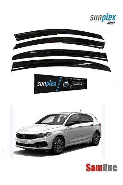 SUNPLEX Fiat Egea Hatchback (2016-2023) Cam Rüzgarlığı 4'lü Set