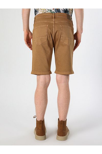 Colin's Medium Waist Brown Men's Shorts - Regular Cut Cl 1062644