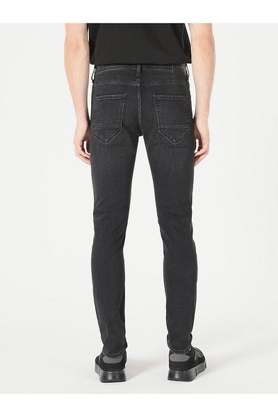 Colin's Alex 040 Skinny Fit Black Men's Jeans - Low Waist, Tight Leg Cl 1062299