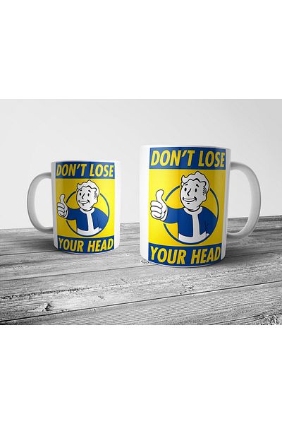 Pixxa Fallout 5 - Don'T Lose Your Head Mug Model