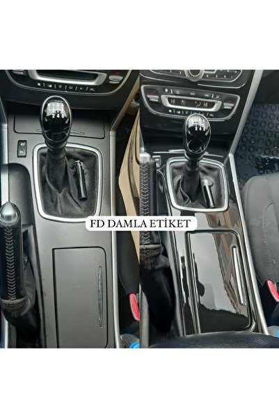 FD OTOMOTİV مجموعة رينو لاتيتيود كاملة من طلاء الماهوجني باللون الأسود البيانو