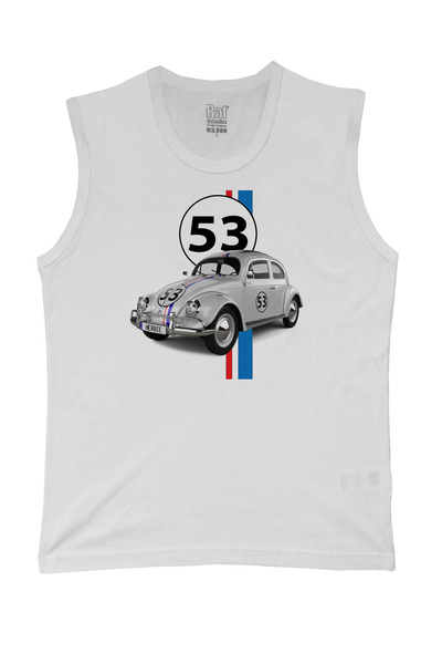 Raf Coll Tricou tricotat fără mâneci pentru bărbați Woswos Herbie Design impr...