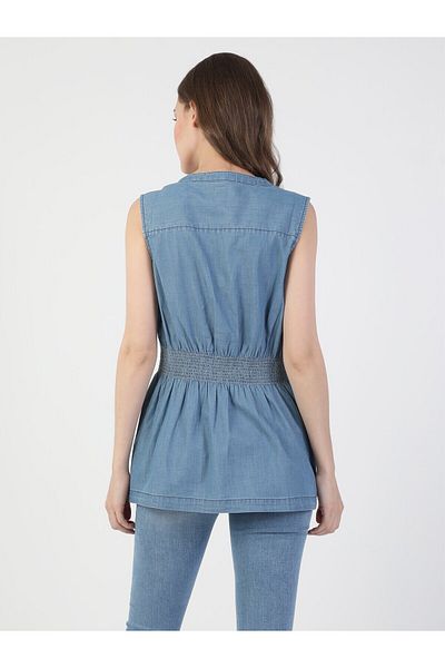 Colin's Slim Fit Jean Cămașă Jean cu mânecă scurtă pentru femei Cl 1049716