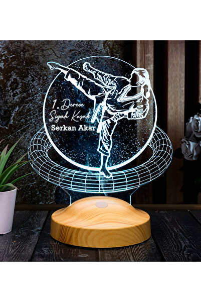 SEVGİLAMBASI Kadın Karateci Hediyesi, Karate Tekvando Judo Sporcuya Hediye 3d...