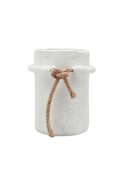 Vakko White Ceramic Vase M400256086