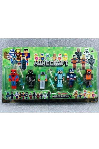 Kiwi Oyuncak Minecraft Süper Kahraman Karakter Figür Oyuncak eğlenceli kalite...