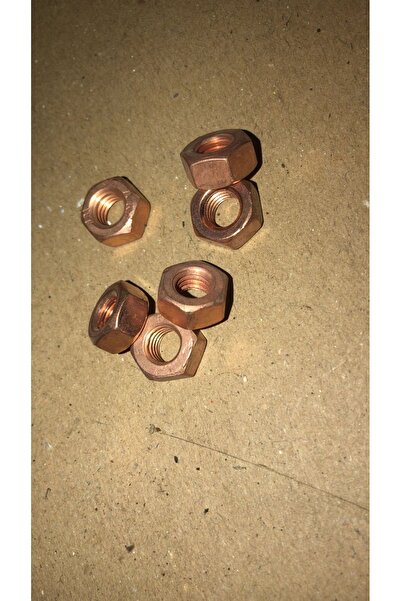 HYK TOFAŞ DOĞAN KARTAL ŞAHİN RENAULT 12 EGZOZ MANİFOLT SOMUNU BAKIR 6 ADET TAKIM