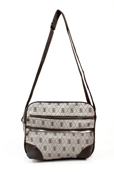 Luwwe Bag's Geantă de umăr și crossbody cu model cu mai mulți ochi pentru femei, cu curea coloană sportivă, cu text detaliat (20788)