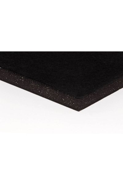 Lino Black Model Cardboard - 1 Mm, 10 Pieces (50X70 Cm.)