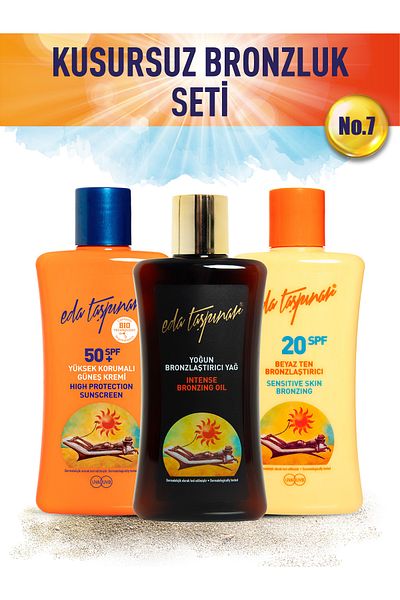 Eda Taşpınar Tan Perfect Set - No.7 Spf0+WhiteT+Spf50+ (EGX03-EGX19-EGX38)