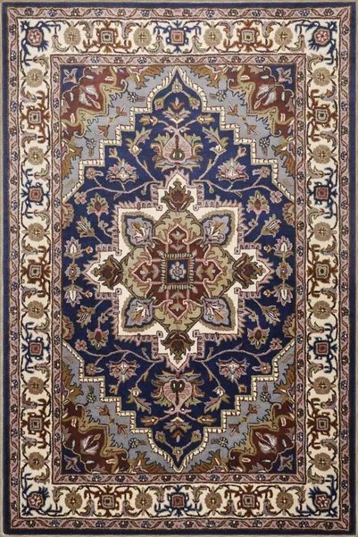 Rugs Modern Halı قاعدة منسوجة بنمط هندسي حديث باللونين البني والأسود miravip852