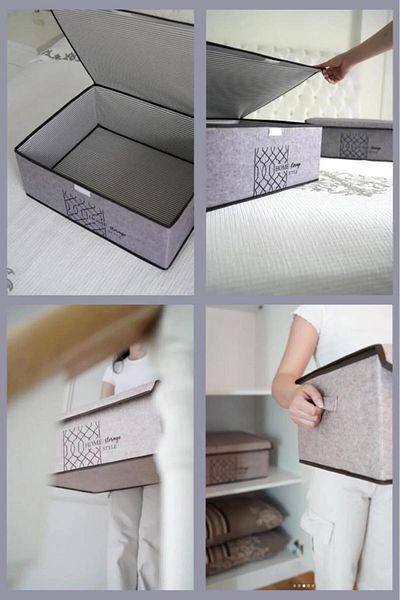 St Morritz 57x41x31 Cm Mega Box - Felt Lid, Multi-Purpose, 1 Piece Storage