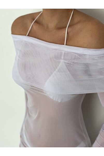 coaksco Γυναικείο φόρεμα παραλίας Midi Size