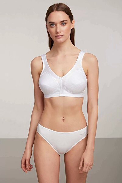 Kom Carmina Бюстгальтер з принтом, білий