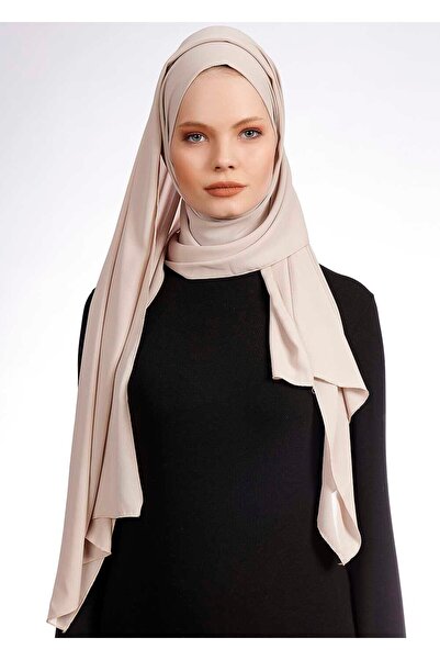 Ecardin Πρακτικό κρεπ σάλι Light Mink - St 238