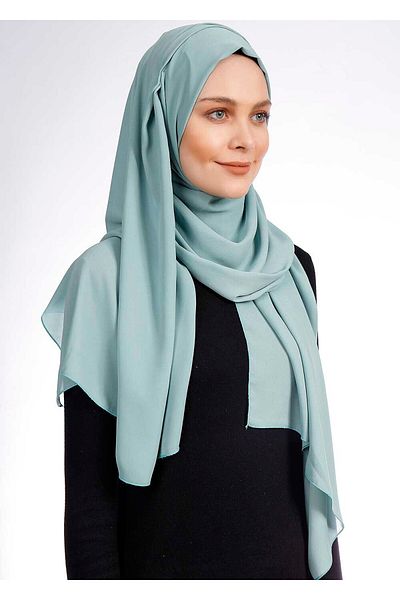Ecardin Κρεπ Ύφασμα Πρακτικό Σάλι Lycra - St 238 Mint