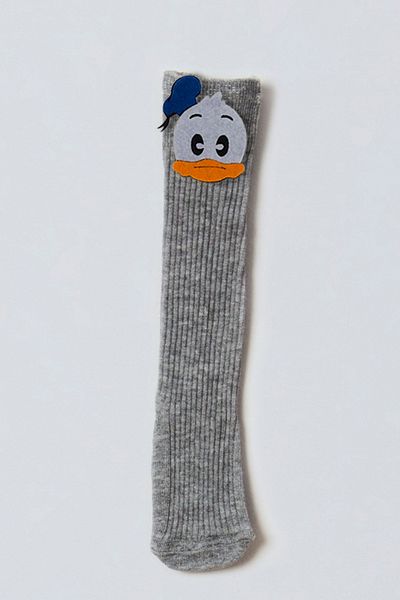 ADABEBEK Duck Duck Felted Baby Knee Socks